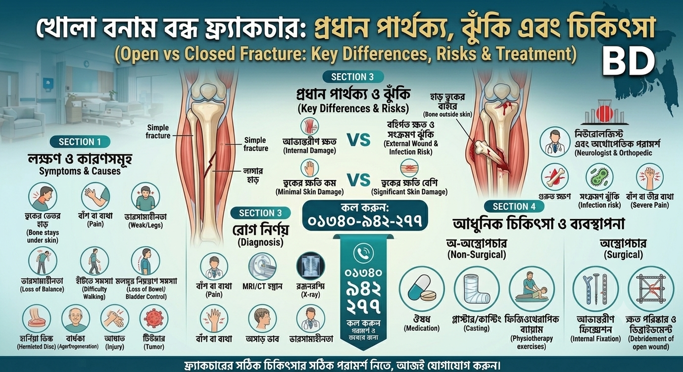 Open vs Closed Fracture: Key Differences, Risks & Treatment
